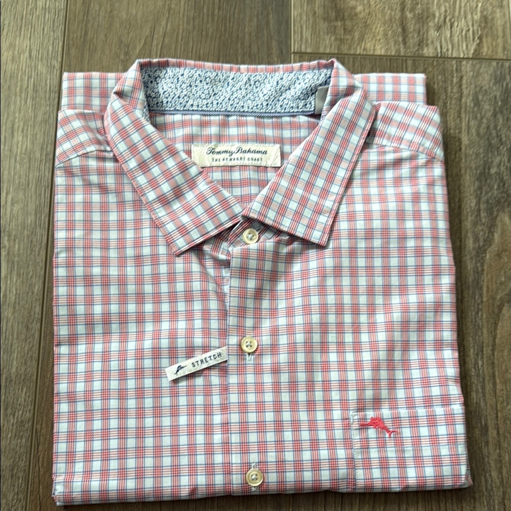 Tommy Bahama Red Casual Button Down Shirt